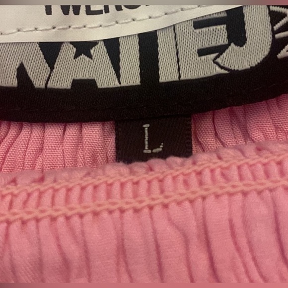 Katie J NYC Girls Pink Ruffled Top Size L - Picture 2 of 6